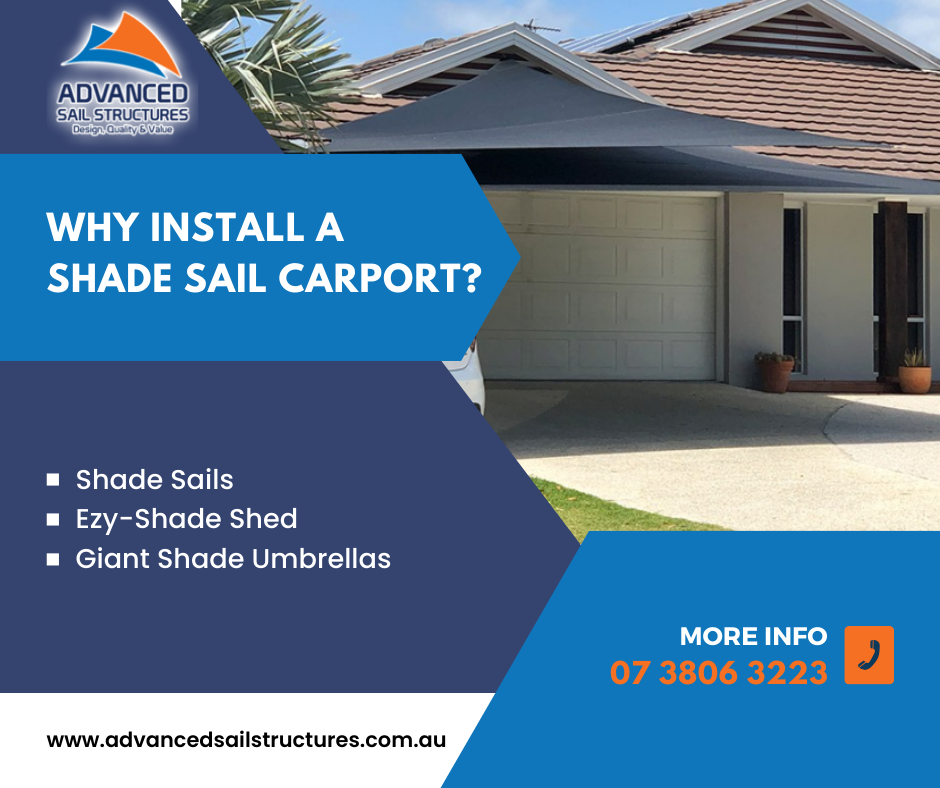 Why Install a Shade Sail Carport || Advanced Sail Structures
